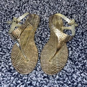 Gold Sandals